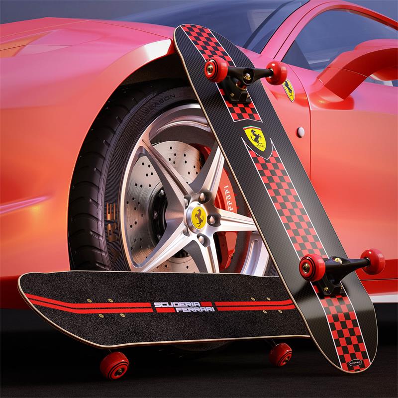 Ferrari's race is black